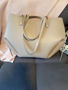 Polene Cyme - Taupe Handbag